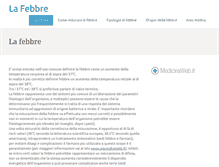 Tablet Screenshot of febbre.it